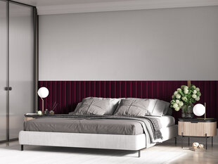 Мягкие настенные панели, 3 шт., Mazzini Sofas Eustoma L1, красные цена и информация | Мягкие стеновые панели | pigu.lt