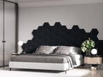 Мягкие настенные панели, 3 шт., Cosmopolitan Design Lovon L3, темно-серые