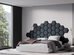 Мягкие настенные панели, 3 шт., Cosmopolitan Design Lovon C4, серые цена и информация | Мягкие стеновые панели | pigu.lt