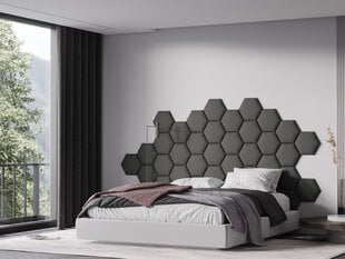 Мягкие настенные панели, 3 шт., Cosmopolitan Design Lovon C7, серые цена и информация | Мягкие стеновые панели | pigu.lt