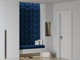 Мягкие настенные панели, 3 шт., Cosmopolitan Design Makira R6, синие цена и информация | Мягкие стеновые панели | pigu.lt