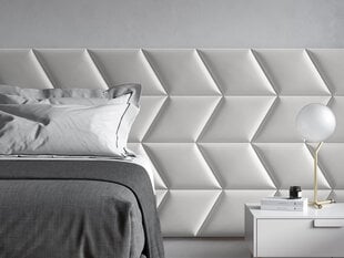 Мягкие настенные панели, 3 шт., Cosmopolitan Design Makira L2, белые цена и информация | Мягкие стеновые панели | pigu.lt