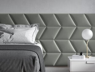Minkštos sienų plokštės, 3 vnt., Cosmopolitan Design Makira L5, šviesiai pilkos kaina ir informacija | Minkštos sienų plokštės | pigu.lt