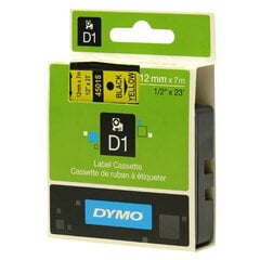 DYMO D1 Juostelė 12 mm x 7 m juodas ant geltonos kaina ir informacija | Spausdintuvų priedai | pigu.lt