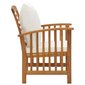 Lauko baldų komplektas su pagalvėmis, akacijos medienos masyvas kaina ir informacija | Lauko baldų komplektai | pigu.lt
