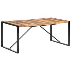 Valgomojo stalas, 180x90x75cm, rudas kaina ir informacija | Virtuvės ir valgomojo stalai, staliukai | pigu.lt