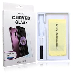 Защитное стекло дисплея Nano Optics 5D UV Glue для Samsung S21 Plus/S30 Plus, выгнутое, прозрачное цена и информация | Защитные пленки для телефонов | pigu.lt