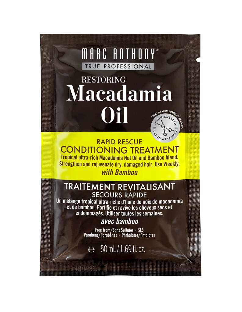 Plaukų kaukė Marc Anthony Macadamia Oil, 50 ml цена и информация | Priemonės plaukų stiprinimui | pigu.lt