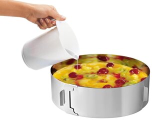 Кольцо Zenker для торта 15-30 см цена и информация | Кухонная утварь | pigu.lt