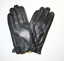 Кожаные перчатки для мужчин Mimosa, чёрные цена и информация | Мужские шарфы, шапки, перчатки | pigu.lt