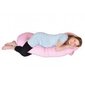 Pagalvė (C formos) + rožinis pagalvės užvalkalas kaina ir informacija | Maitinimo pagalvės | pigu.lt
