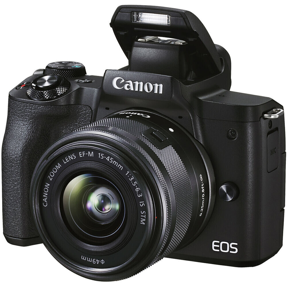 Canon EOS M50 Mark II EF-M 15-45mm IS STM + EF-M 22mm STM kaina ir informacija | Skaitmeniniai fotoaparatai | pigu.lt