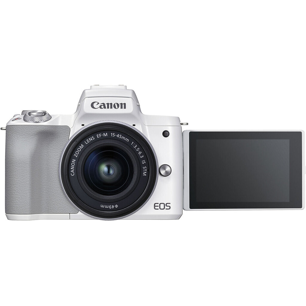 Canon EOS M50 Mark II EF-M 15-45mm IS STM + EF-M 22mm STM цена и информация | Skaitmeniniai fotoaparatai | pigu.lt