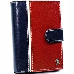 Мужской кошелек из натуральной кожи Rovicky, синий/красный цена и информация | Мужские кошельки | pigu.lt