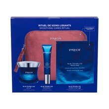 Rinkinys Payot Blue Techni Liss: veido kremas, 50 ml + paakių gelis, 15 ml + veido kaukė 1 vnt + kosmetinė kaina ir informacija | Veido kremai | pigu.lt