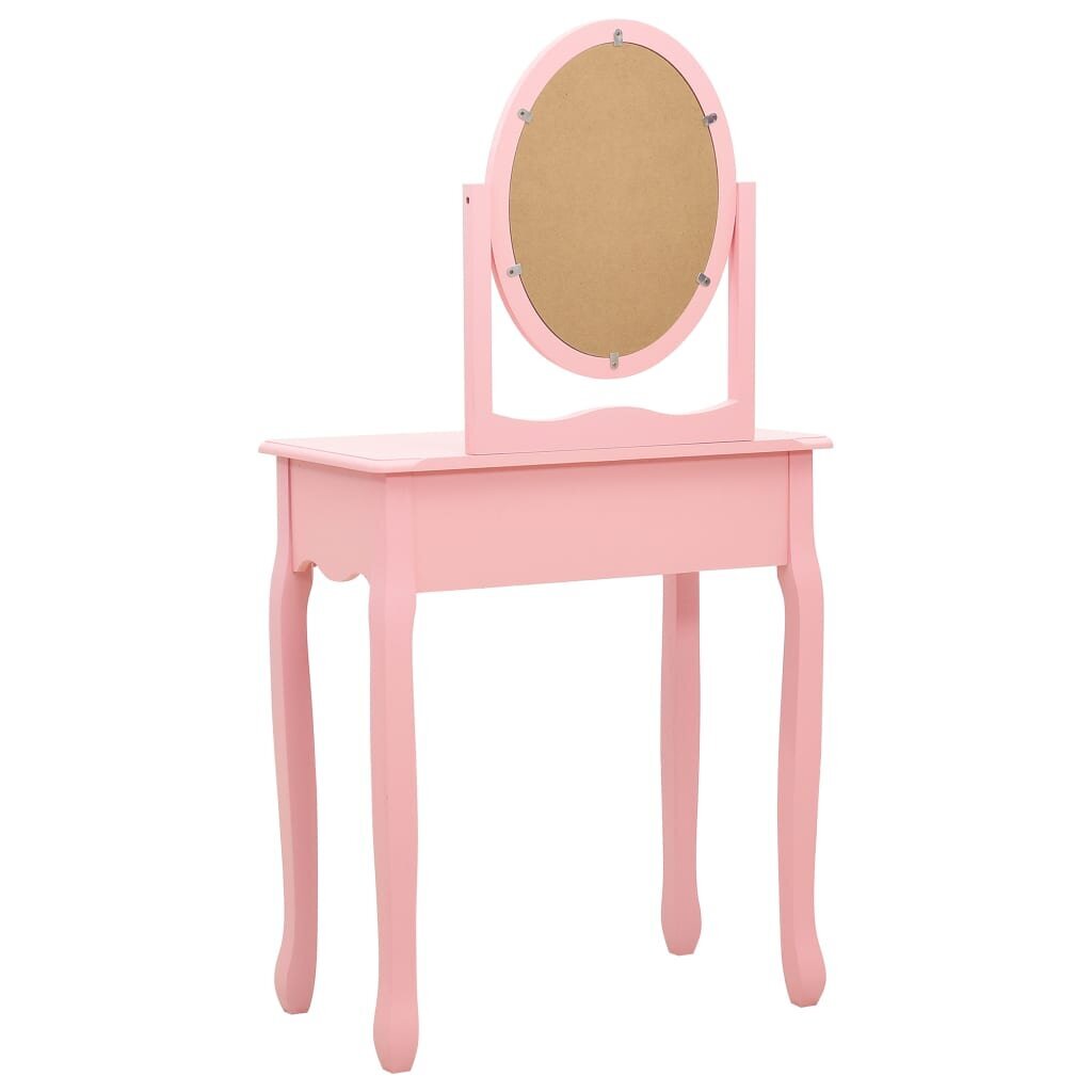 Kosmetinis staliukas 65x36x128 cm rožinis kaina ir informacija | Kosmetiniai staliukai | pigu.lt