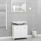 Vonios kambario baldų komplektas, baltai blizgus цена и информация | Vonios komplektai | pigu.lt