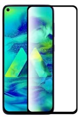 Apsauginis stiklas Tempered Glass 9D, skirtas Samsung M515 Galaxy M51 Black kaina ir informacija | Apsauginės plėvelės telefonams | pigu.lt