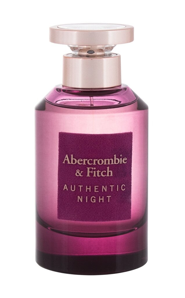 Kvapusis vanduo Abercrombie & Fitch Authentic Night EDP moterims 100 ml цена и информация | Kvepalai moterims | pigu.lt