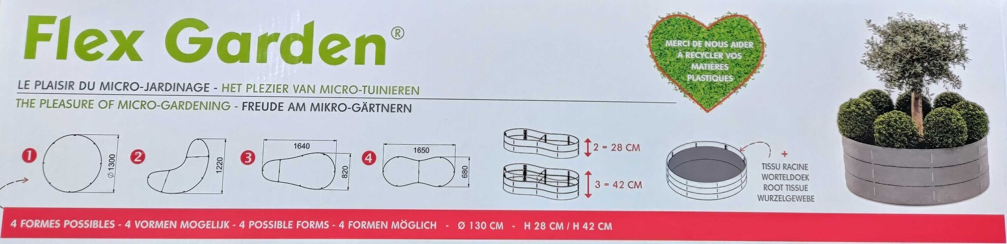 Pakelta lysvė Flex Garden 2 цена и информация | Šiltnamiai | pigu.lt