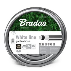 Laistymo žarna Bradas White Line, 5/8", 50 m kaina ir informacija | Laistymo įranga, purkštuvai | pigu.lt