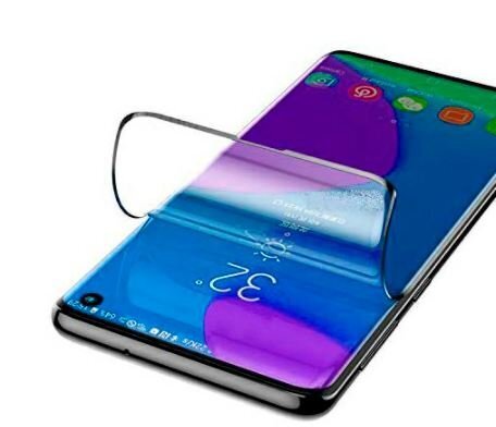 RoGer Anti-Microbial Polymer Glass 9H Full Screen Protector Curved kaina ir informacija | Apsauginės plėvelės telefonams | pigu.lt