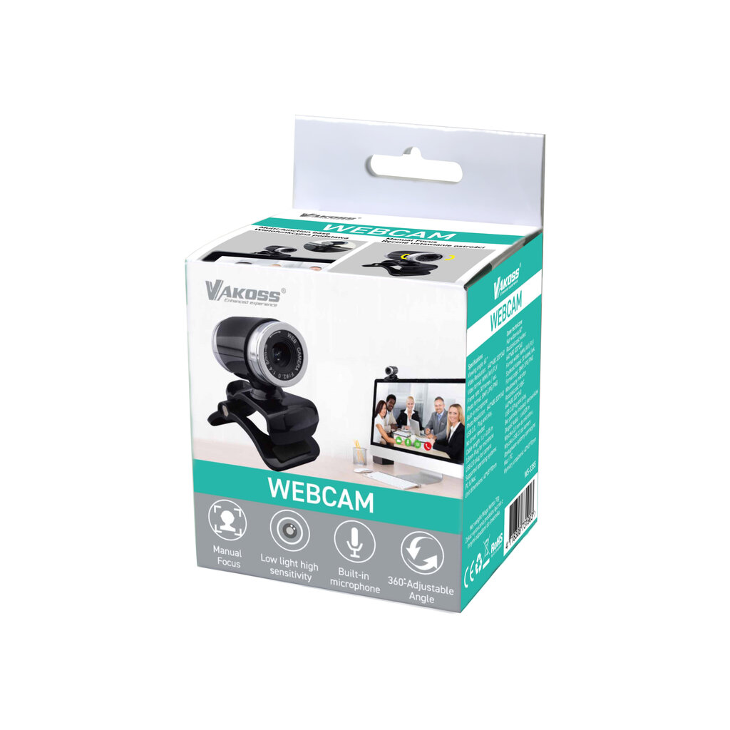 Vakoss WS-3355 цена и информация | Kompiuterio (WEB) kameros | pigu.lt