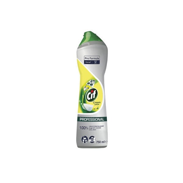 Cif valymo priemonė kietiems paviršiams Lemon Cleaner, 750 ml kaina ir informacija | Valikliai | pigu.lt