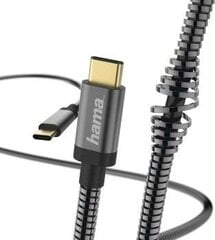 Hama, USB-C - USB-C, 1,5 м цена и информация | Кабели для телефонов | pigu.lt