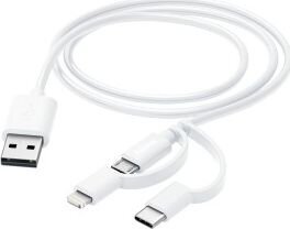 Hama 001872000000, USB - Lightning, 1 м цена и информация | Кабели для телефонов | pigu.lt