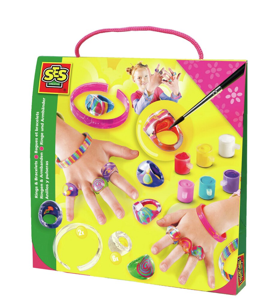 Kūrybinis žaislas SES Žiedai ir apyrankės kaina ir informacija | Žaislai mergaitėms | pigu.lt