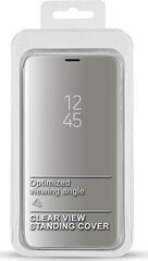 Dėklas Clear View skirtas Samsung Galaxy M51, sidabrinė kaina ir informacija | Telefono dėklai | pigu.lt