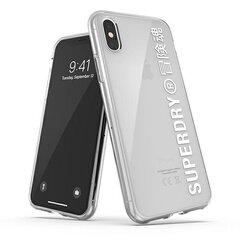 SuperDry Snap, skirtas iPhone X / Xs, baltas kaina ir informacija | Telefono dėklai | pigu.lt