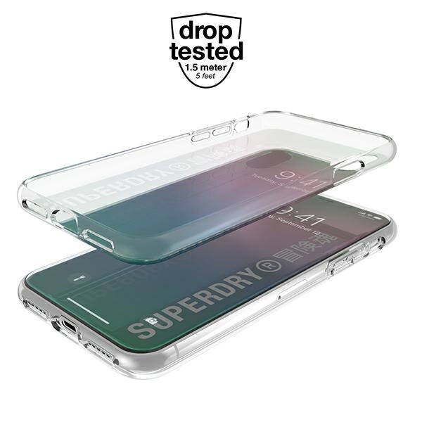 Dėklas SuperDry Snap skirtas iPhone X / Xs, skaidri цена и информация | Telefono dėklai | pigu.lt