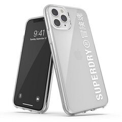 SuperDry Snap, skirtas iPhone 11 Pro, baltas kaina ir informacija | Telefono dėklai | pigu.lt