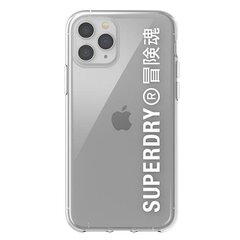 SuperDry Snap, skirtas iPhone 11 Pro, baltas kaina ir informacija | Telefono dėklai | pigu.lt