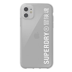 SuperDry Snap, skirtas iPhone 11, baltas kaina ir informacija | Telefono dėklai | pigu.lt