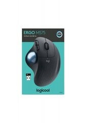 Logitech Ergo M575, pilka kaina ir informacija | Pelės | pigu.lt