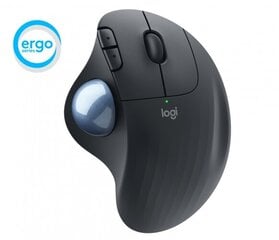 Logitech Ergo M575, серый цена и информация | Мыши | pigu.lt