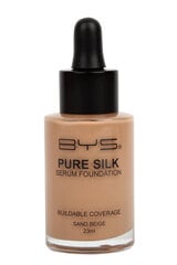 Makiažo pagrindas Pure Silk Serum Sand Beige Bys, 23ml kaina ir informacija | Makiažo pagrindai, pudros | pigu.lt
