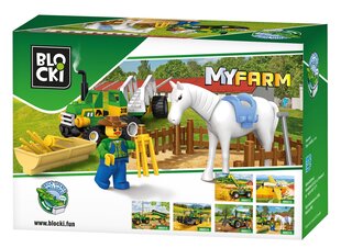 Konstruktorius Blocki MyFarm Mažas traktorius, KB0318, 43vnt. kaina ir informacija | Blocki Vaikams ir kūdikiams | pigu.lt