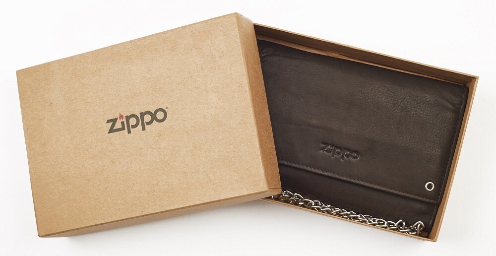 Odinė baikerių piniginė Zippo kaina ir informacija | Vyriškos piniginės, kortelių dėklai | pigu.lt