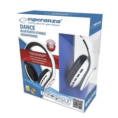 Беспроводные наушники с bluetooth Esperanza Dance EH213W, белый цена и информация | Теплая повязка на уши, черная | pigu.lt