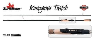 Spiningas Surf Master «Yamato KANAGAWA Twitch TX-30» YS5007 2X 205 cm. kaina ir informacija | Meškerės, meškerių laikikliai, stovai | pigu.lt