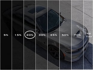 Тонировочная плёнка для авто 70%, ширина 50 см цена и информация | Пленки для тонирования стекол автомобилей на заказ | pigu.lt