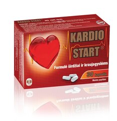 Maisto papildas Kardio Start, 30 kapsulių kaina ir informacija | Vitaminai, maisto papildai, preparatai gerai savijautai | pigu.lt