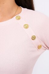 Женская повседневная блузка, розовая цена и информация | Женские блузки, рубашки | pigu.lt
