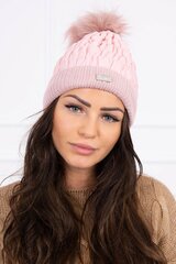 Žieminė kepurė moterims, rožinė kaina ir informacija | Kepurės moterims | pigu.lt