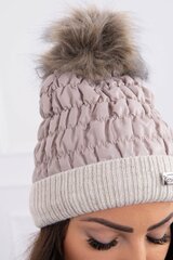 Женская зимняя шапка, темно-коричневая  цена и информация | Женские шапки | pigu.lt