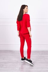 Laisvalaikio kostiumas moterims, raudonas kaina ir informacija | Sportinė apranga moterims | pigu.lt